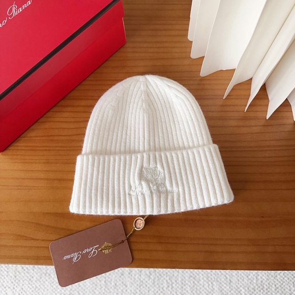 Loro Piana Cream Ribbed Beanie - Picture 3 of 6